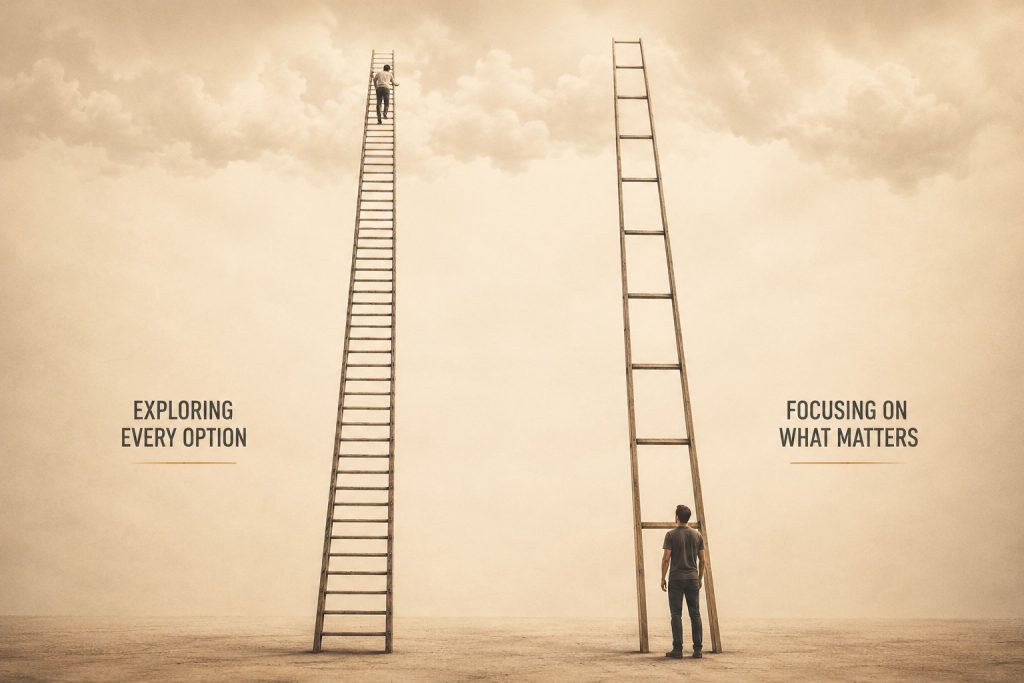Are You Exploring Possibilities — or Avoiding Decisions?