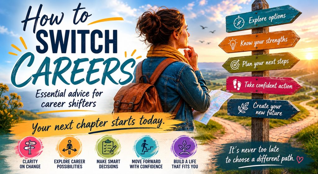 How to switch careers – essential change of career advice that all potential career shifters need to know.
