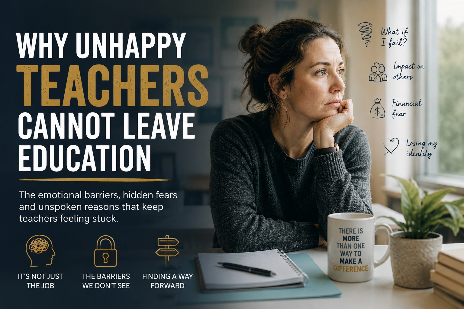 Why unhappy teachers cannot leave the education profession. - MapleLeaf ...