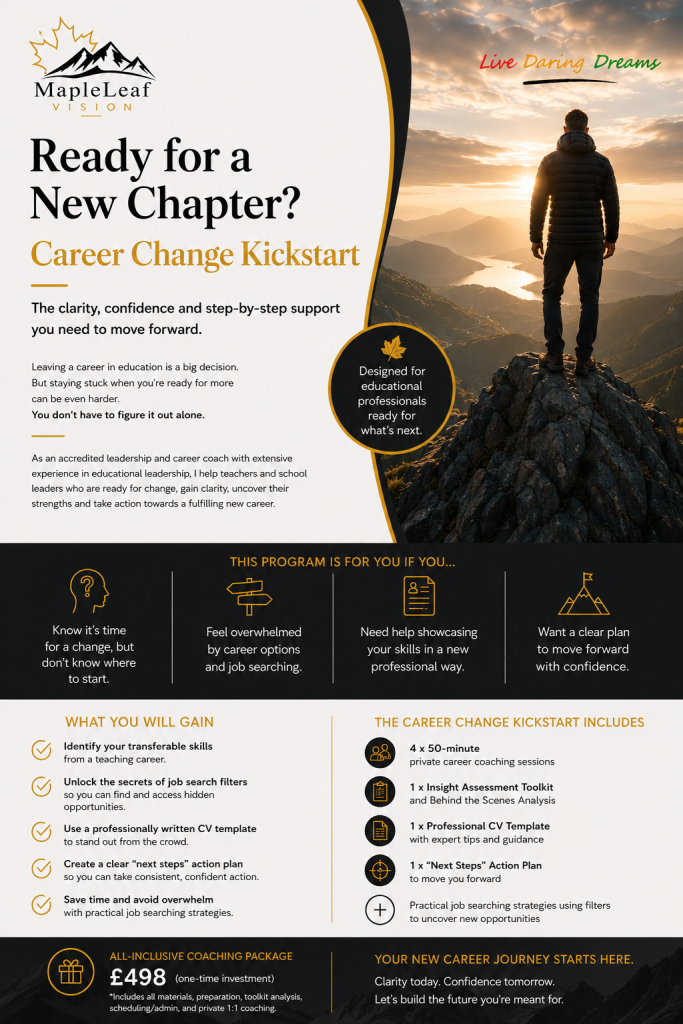 Career Change Kickstart coaching programme.